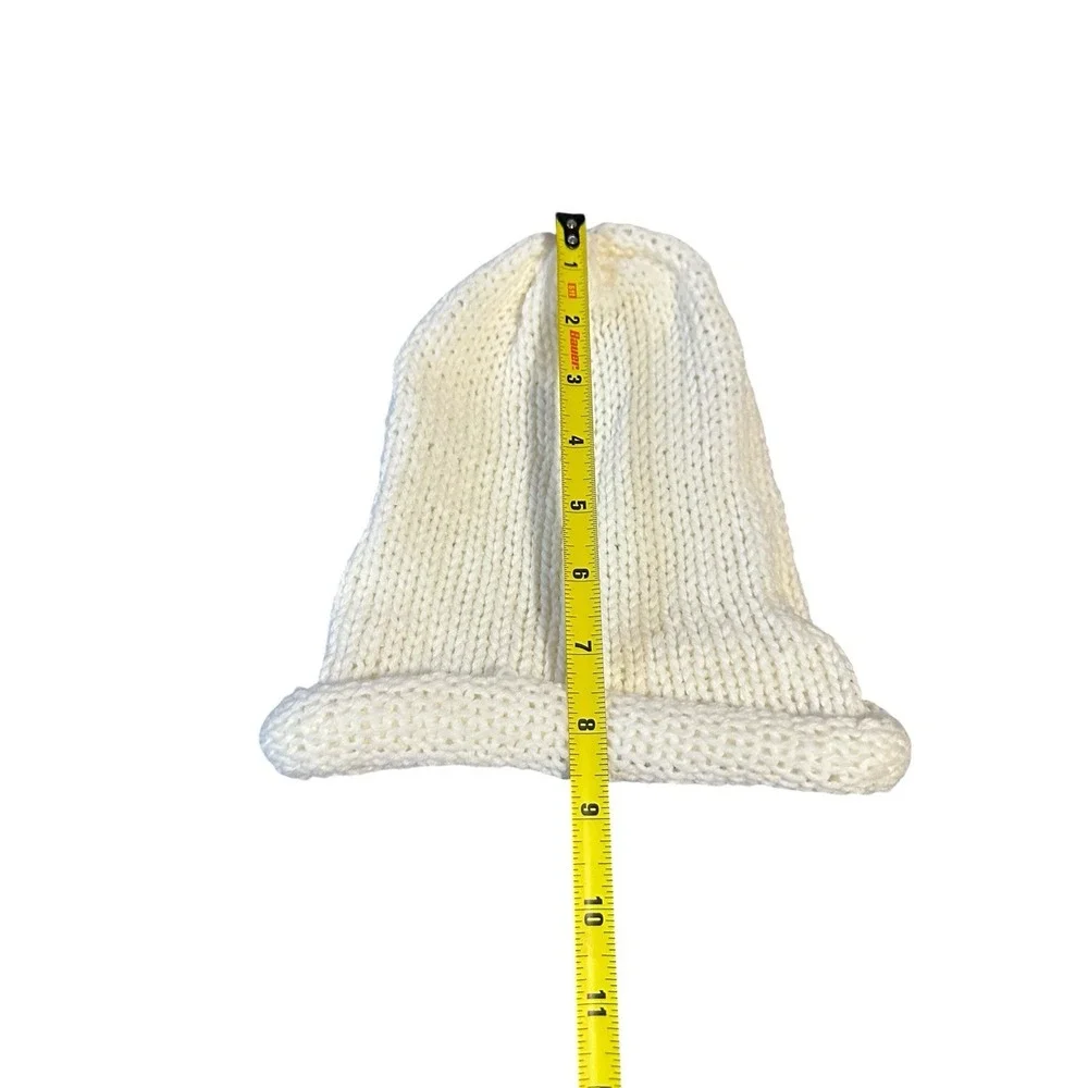 NEW‎ knitted handmade beanie hat adult one size teens men women one layer